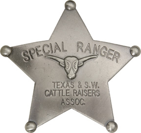 Badges Of The Old West Special Ranger Badge