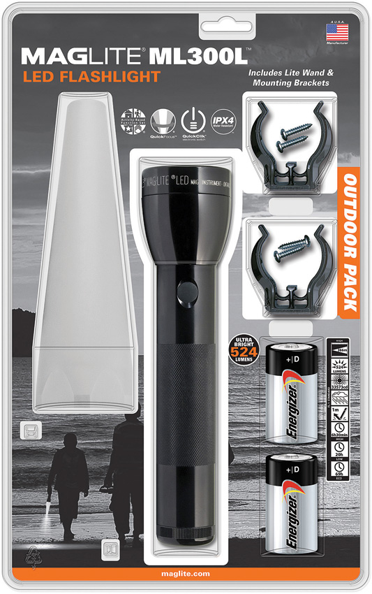 Mag-Lite ML300L LED Flashlight Outdoor Mag-Lite ML300L LED Flashlight Outdoor