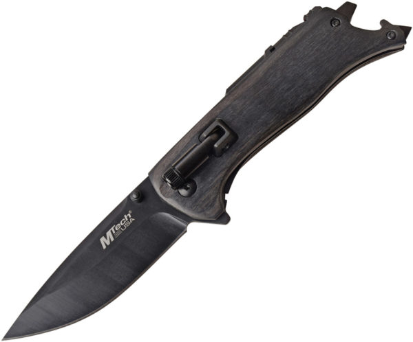 MTech Linerlock Knife Black Pakkawood (3.25") MTech Linerlock Knife Black Pakkawood (3.25")