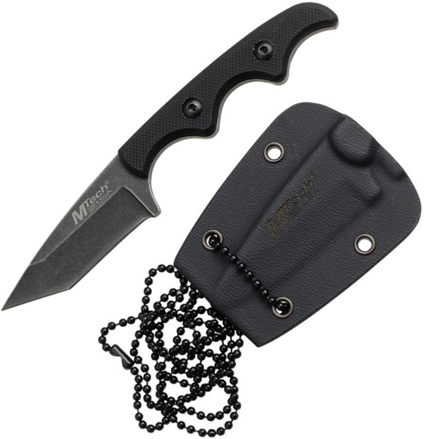 MTech Neck Knife Black G-10 (2")