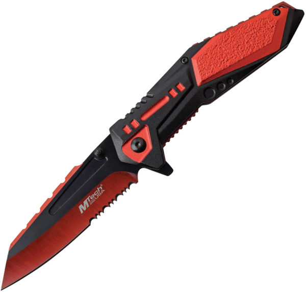 MTech Linerlock A/O Knife Red (3.75")