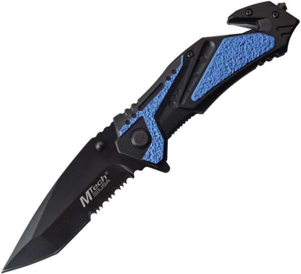 MTech Linerlock A/O Knife Blue (3.75")