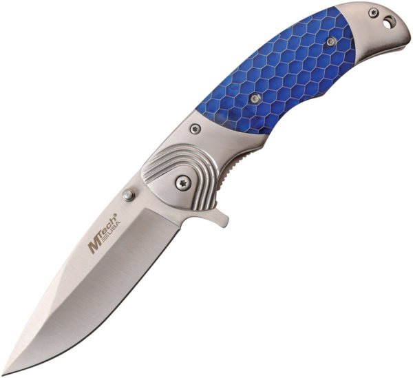 MTech Framelock A/O Knife Blue (3.5")