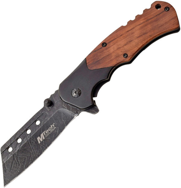 MTech Framelock A/O Knife Black Brown (3.5") MTech Framelock A/O Knife Black Brown (3.5")