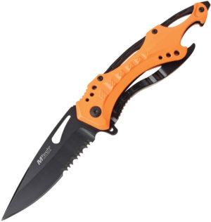 MTech Linerlock A/O Neon Orange (3.5″)