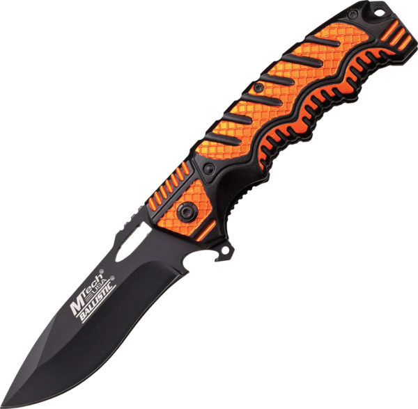 MTech Linerlock A/O, MTech Linerlock A/O Knife Black Orange (3.5")