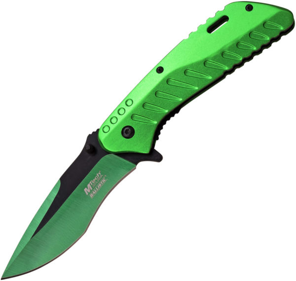MTech Linerlock A/O , MTech Linerlock A/O Knife, MTech Linerlock A/O Knife Green (3.5")