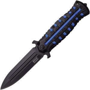 MTech Linerlock A/O Black/Blue (3.5″)
