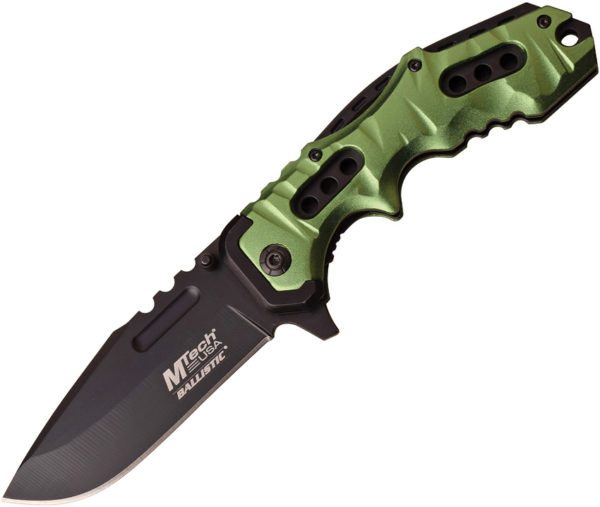 MTech Linerlock - MTech Linerlock A/O Knife Green (3.5") , MTech Linerlock A/O Knife Green (3.5")