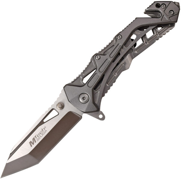 MTech Linerlock , MTech Linerlock A/O Knife Gray,MTech Linerlock A/O Knife Gray (3.25")