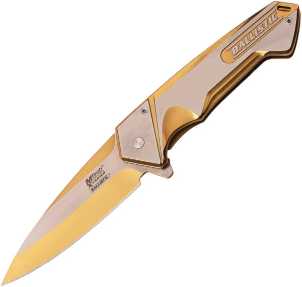 MTech Xtreme Linerlock A/O Gold (3.5")