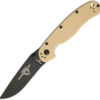 Ontario RAT II Linerlock Desert Tan D2 (3")