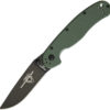 Ontario RAT II Linerlock OD Green D2 (3")