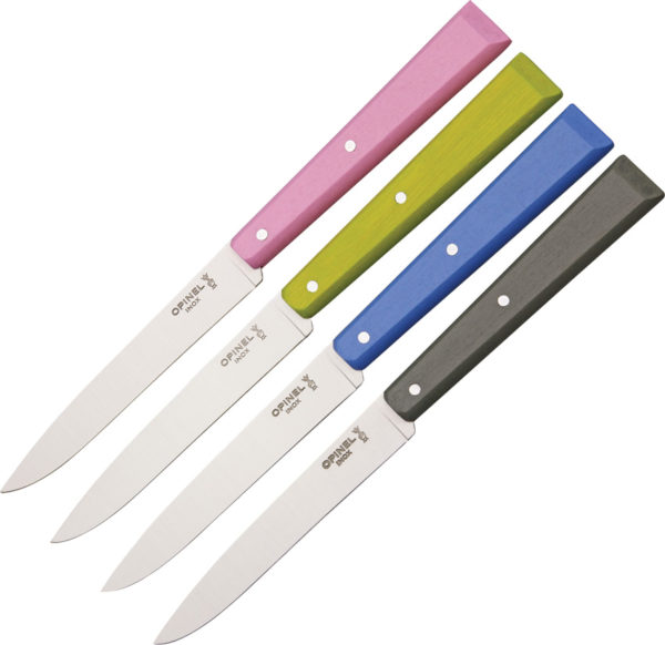 Opinel Table Knife Four Piece Set (4.25")