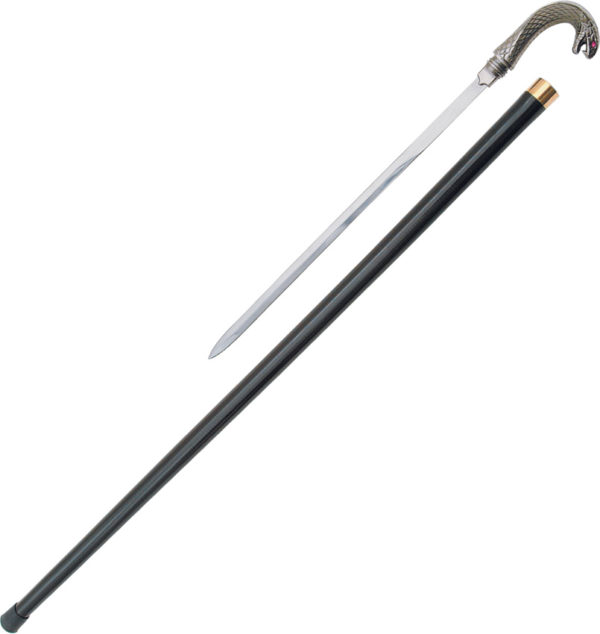 Pakistan Cobra Head Sword Cane (15.5")