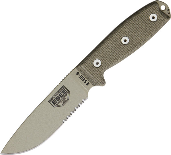 ESEE Model 4 Part Serrated (4.5")