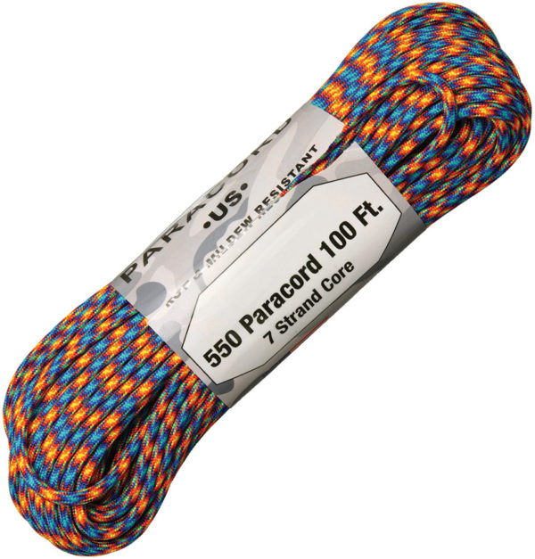 Atwood Rope MFG Parachute Cord Fire & Ice