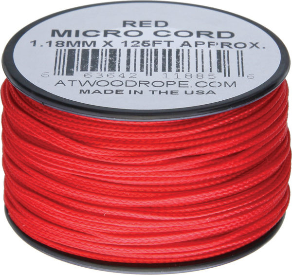 Atwood Rope MFG Micro Cord 125ft Red