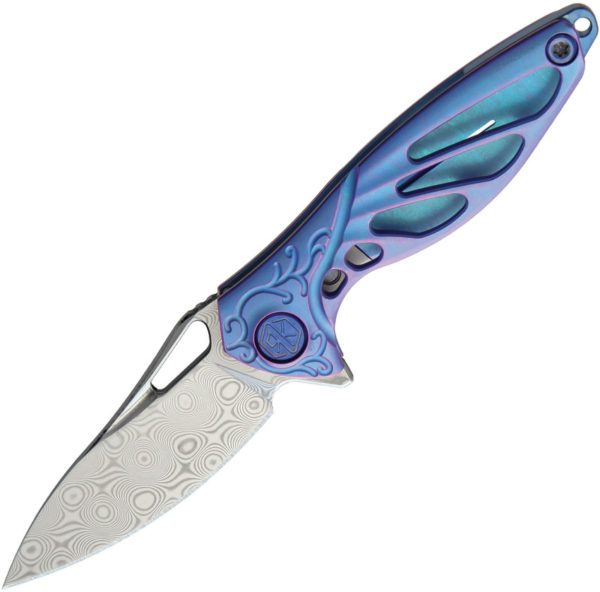 Rike Knife Hummingbird Framelock Blue (1.63")