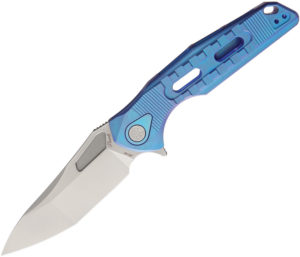 Rike Knife Thor 3 Framelock M390 Blue (4″)