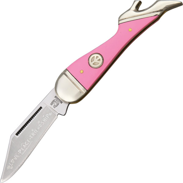 Rough Rider Pink Small Leg Knife (2")