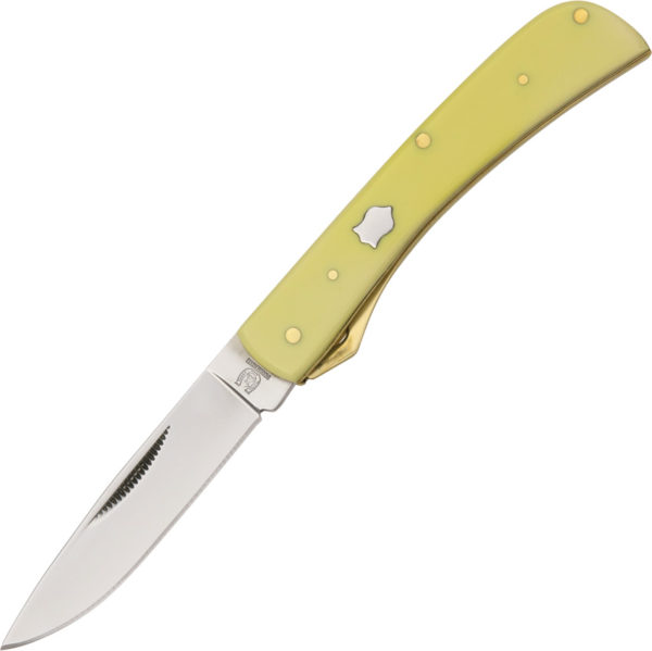 Rough Ryder Work Knife Yellow Synthetic