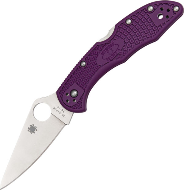 Spyderco Delica Lockback Purple (3")
