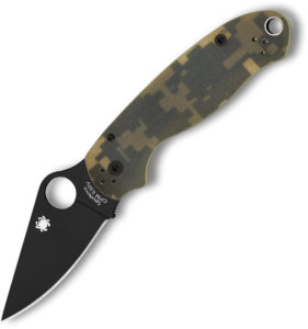 Spyderco Para Military Series Knives, SC223GPCMOBK 1