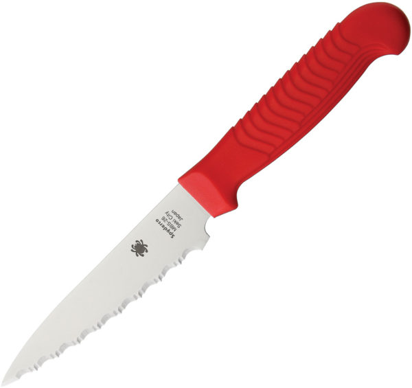 Spyderco Paring Knife Spyderedge Red (4.5")