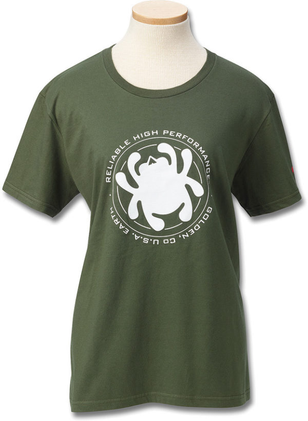 Spyderco Womens T-Shirt Green Bug XL