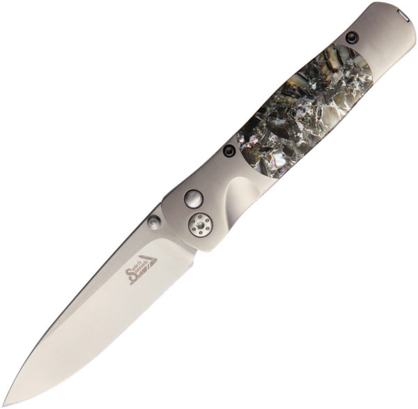 Santa Fe Stoneworks Santa Fe Stoneworks Tesoro Knife, Santa Fe Stoneworks Tesoro Knife Obsidian (2.75")