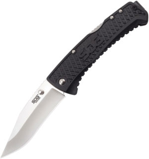 SOG Traction Black knife (3.375″)