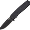 SOG Terminus Slipjoint ,SOG Terminus Slipjoint Black Knife (3")