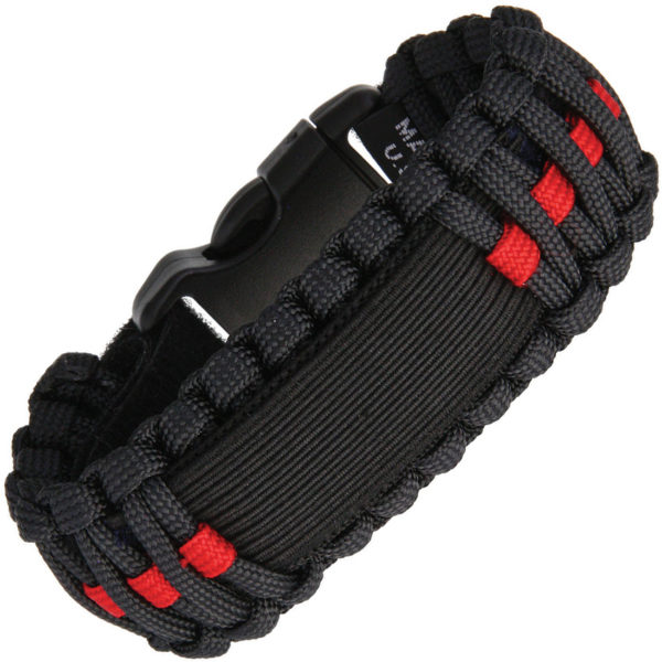 Survco Tactical Para Cord Watch Band Red Line