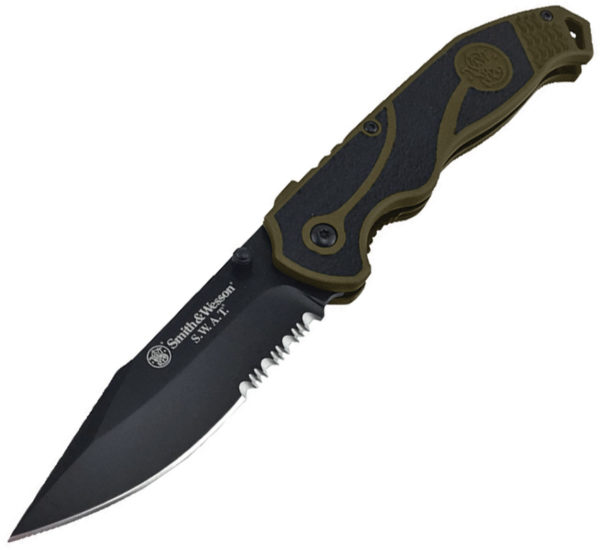Smith & Wesson Linerlock A/O Green/Black (3.5")