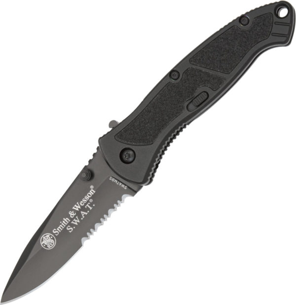 Smith & Wesson Black SWAT Linerlock A/O