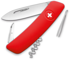 Swiza D01 Swiss Pocket Knife Red (2.875″)
