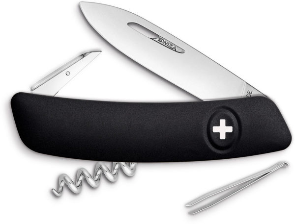 Swiza D01 Swiss Pocket Knife Black (2.875")