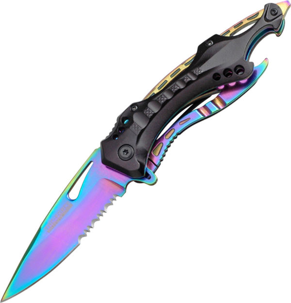 Tac Force Rainbow Linerlock A/O (3.38")
