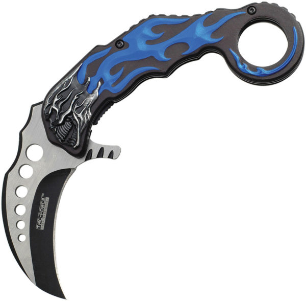 Tac Force Karambit Linerlock A/O Blue (2.5")