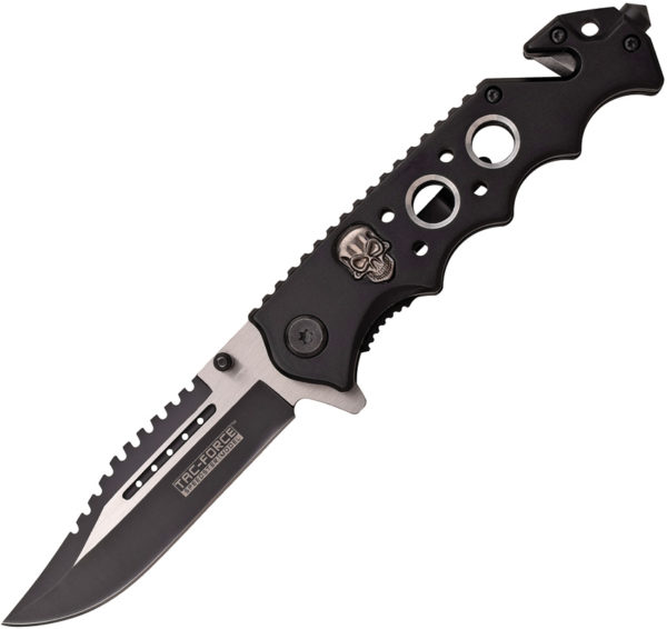 Tac Force Skull Linerlock A/O (3.63")