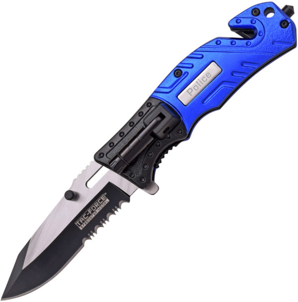 Tac Force Police Rescue Linerlock A/O (3.25") Tac Force Police Rescue Linerlock A/O (3.25")