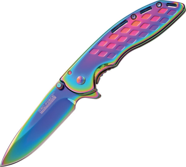Tac Force Rainbow Framelock A/O (2.75")