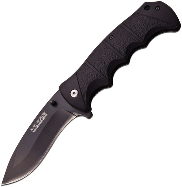 Tac Force Linerlock Black A/O (4")