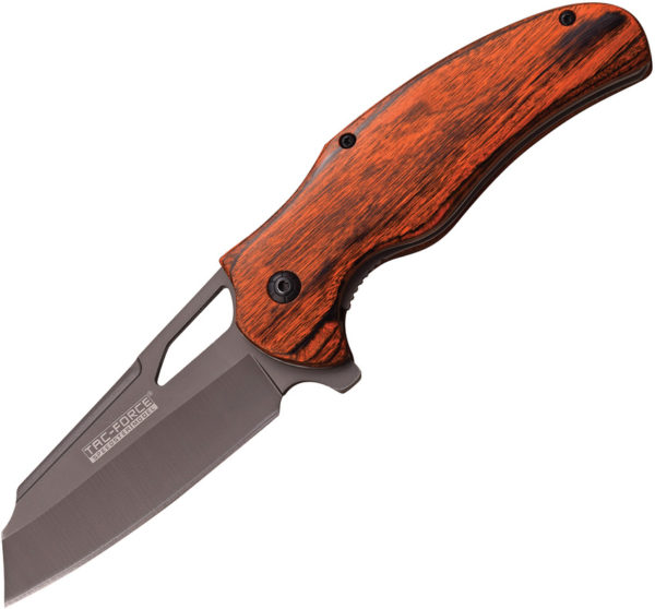 Tac Force Linerlock A/O Brown Pakkawood (3.25")