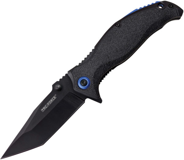 Tac Force Linerlock A/O Black/Blue (3.5")