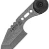 TOPS 3 Bros, TP3BR02, TOPS 3 Bros Tanto Point Micarta Gray Knife (Stonewash) TP3BR02