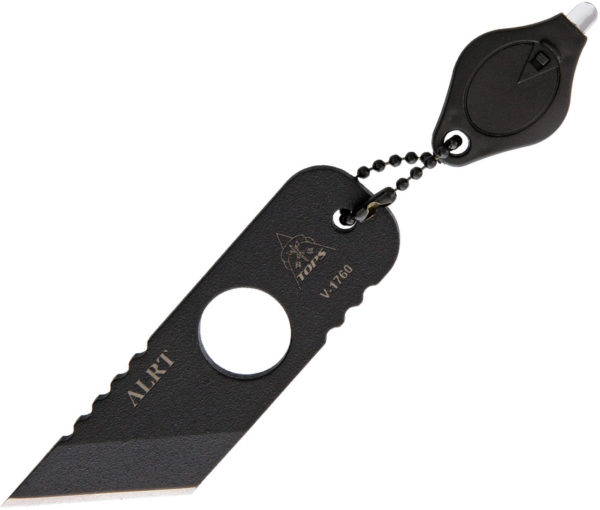 TOPS Knives ALRT, TPALRT01, TOPS Knives ALRT Clip Point Steel Black Knife (Black Stonewash) TPALRT01
