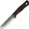 TOPS Knives BOB Fieldcraft, TPBROS154RB, TOPS Knives BOB Fieldcraft Drop Point G10 Black/Red Knife (Gray Stonewash) TPBROS154RB