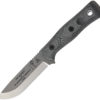 TOPS Knives BOB Brothers of Bushcraft Fieldcraft, TPBROSTBF02, TOPS Knives BOB Brothers of Bushcraft Fieldcraft Drop Point Micarta Gray Knife (Stonewash) TPBROSTBF02